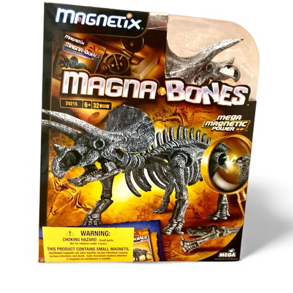 Magnetix Magna Bones 2- Dinosaur Models - NIB